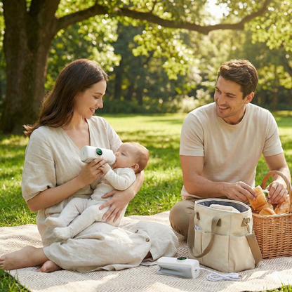 Portable Baby Bottle Warmer with Digital Display