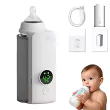Portable Baby Bottle Warmer with Digital Display