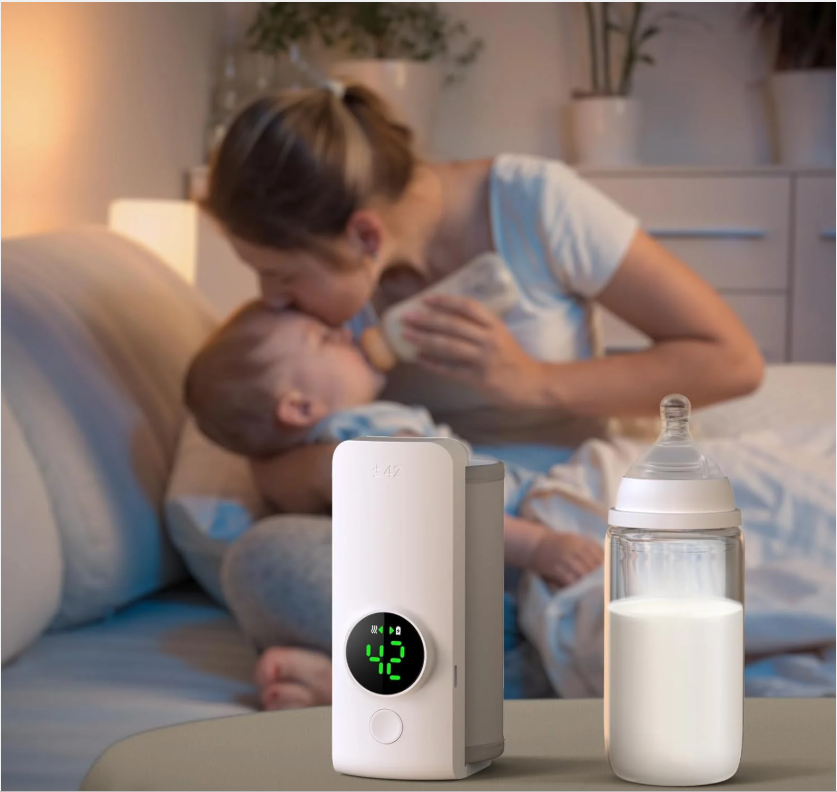 Portable Baby Bottle Warmer with Digital Display